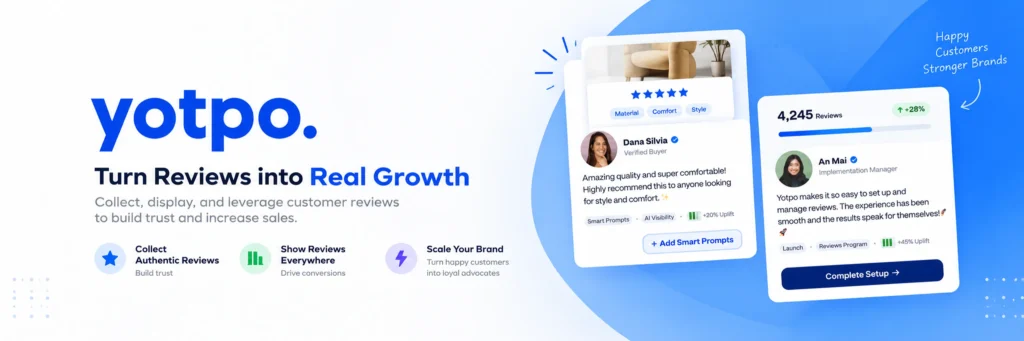 Yotpo WooCommerce customer review marketing platform interface