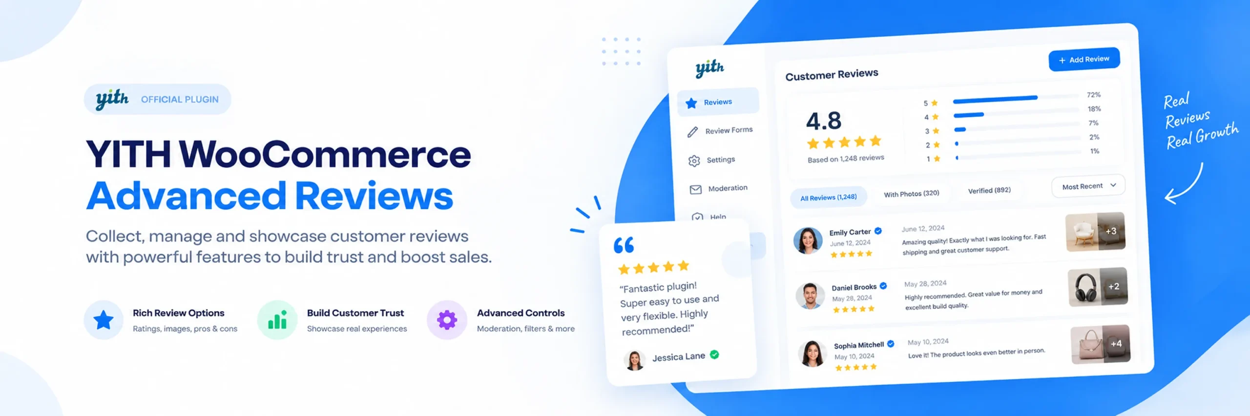 YITH WooCommerce Advanced Reviews plugin layout and photo review settings