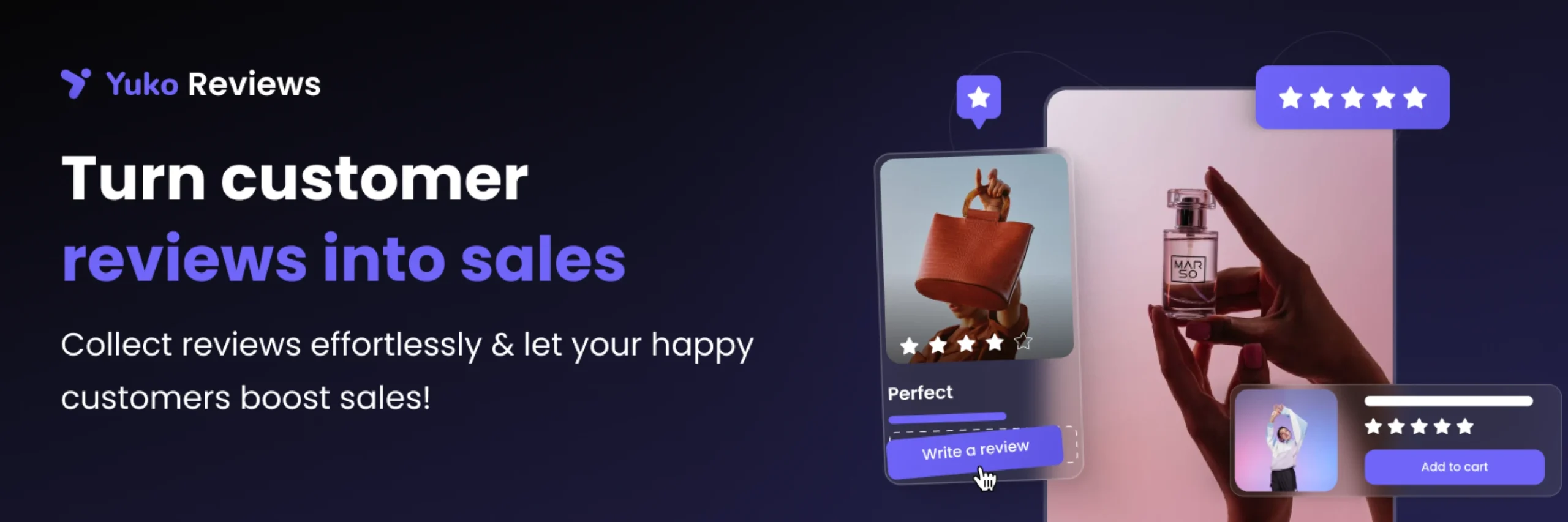 Yuko hosted WooCommerce customer photo review service dashboard