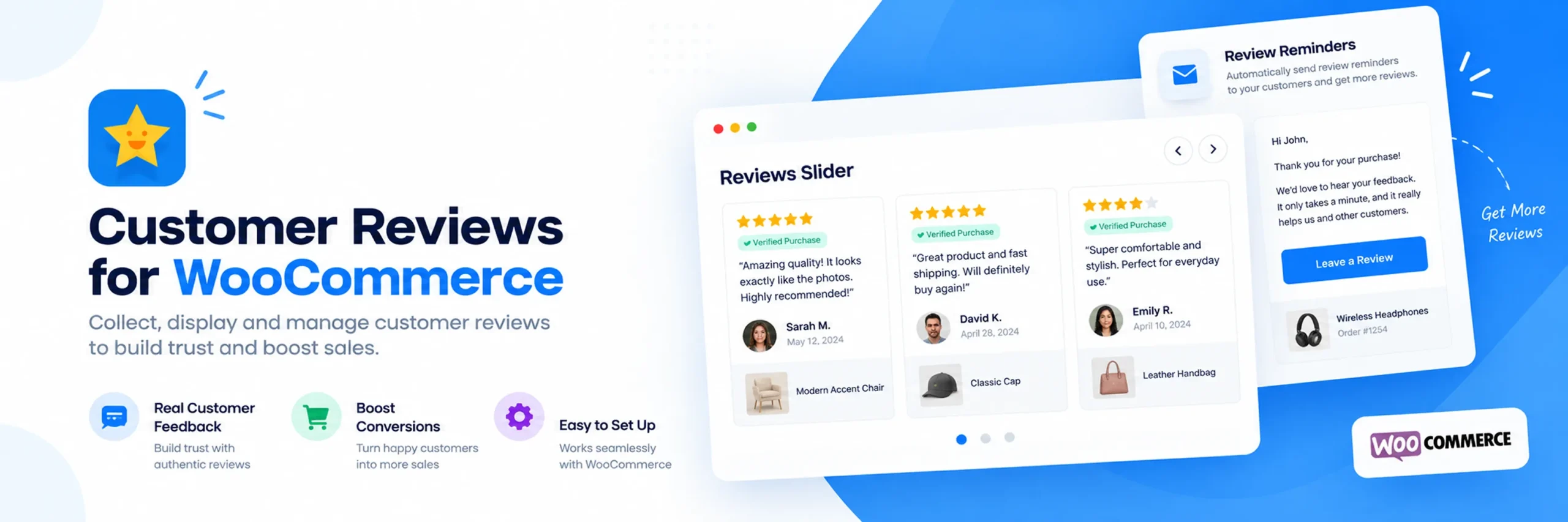 Customer Reviews for WooCommerce CusRev photo review reminder and discount settings