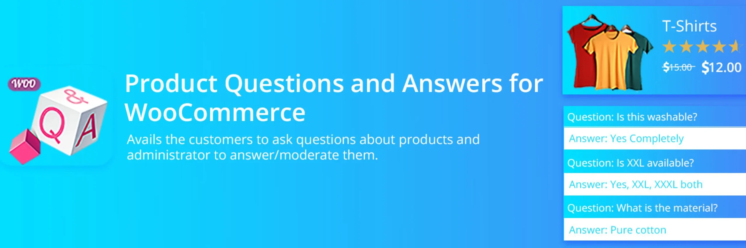 Product Questions and Answers for WooCommerce interface - best WooCommerce product Q&A plugins