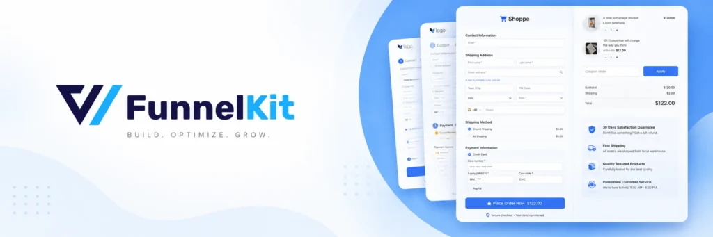 FunnelKit WooCommerce upsell builder and funnel configuration\