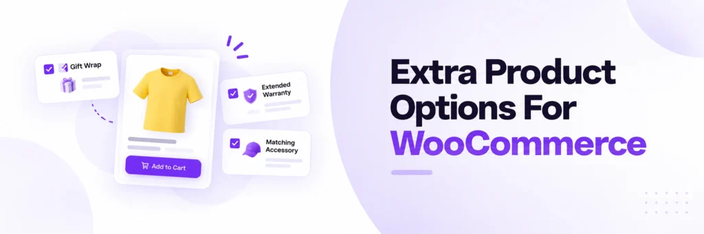 Product add-on pricing and conditional logic settings\