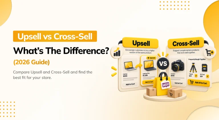 Upsell vs Cross-Sell Comparison and Differences for WooCommerce Stores